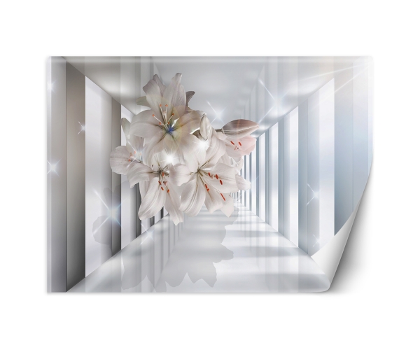 Fototapeta Kwiaty w Tunelu 3D na wymiar kolekcja PRESTIGE